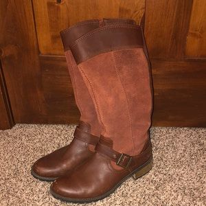 Timberland leather boots size 10